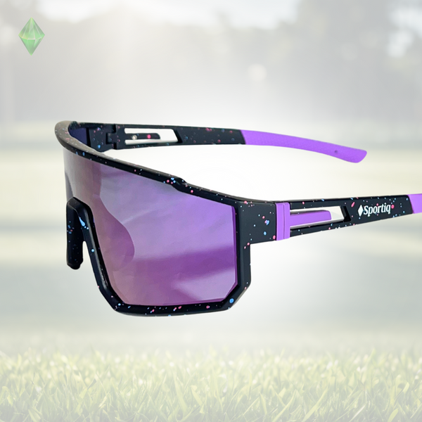 Sportiq Vividshield Purple Reflective Sunglasses