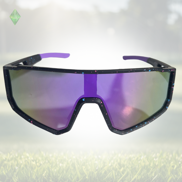 Sportiq Vividshield Purple Reflective Sunglasses