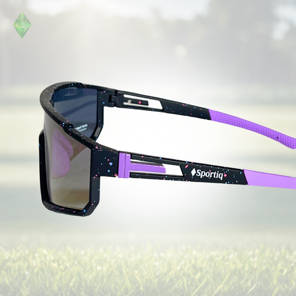 Sportiq Vividshield Purple Reflective Sunglasses