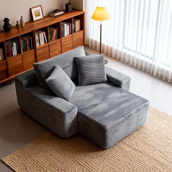 Modern Minimalist Modular Sofa Dark Grey Sofas Armchairs & Couches