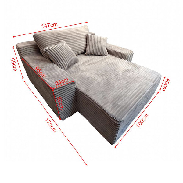 Modern Minimalist Modular Sofa Dark Grey Sofas Armchairs & Couches