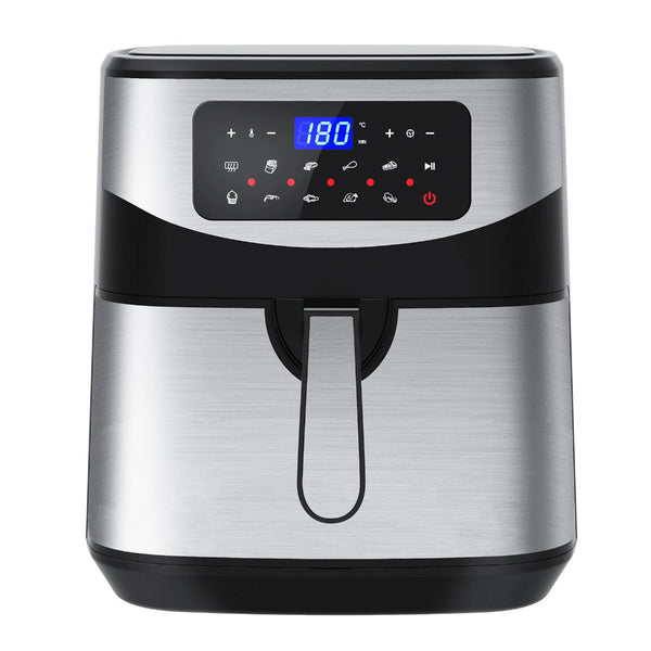 Kitchen Couture 12 Litre Air Fryer Multifunctional Lcd One Touch Display Silver Air Fryers