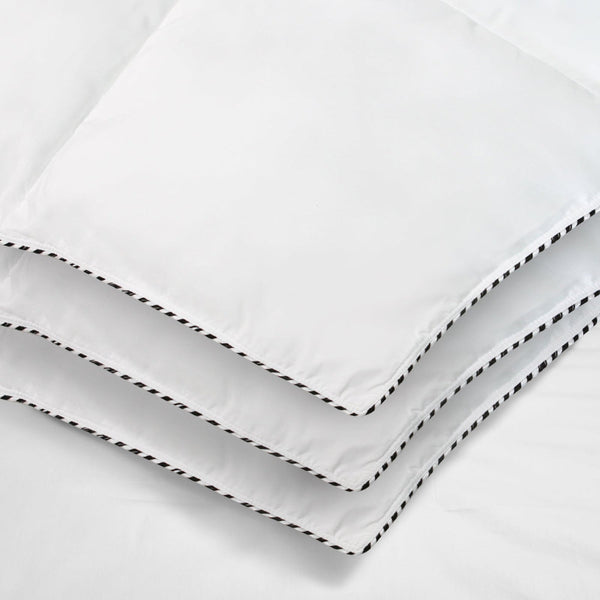 Royal Comfort Bamboo Blend Quilt 250Gsm Luxury Duvet 100% Cotton Cover Single White Sheets