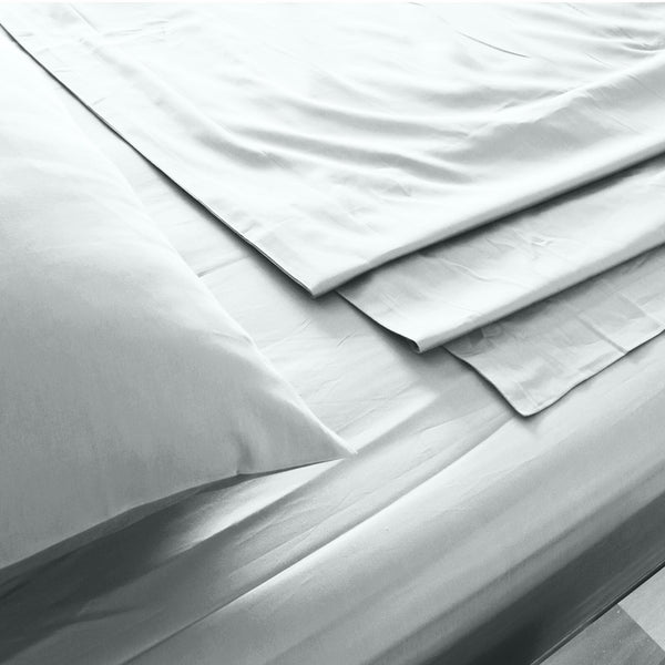 Royal Comfort 1000Tc Hotel Grade Bamboo Cotton Sheets Pillowcases Set Ultrasoft Queen Cool Grey Pillow Cases