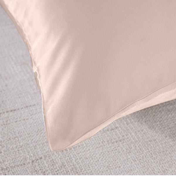 Royal Comfort Pure Silk Pillow Case 100% Mulberry Hypoallergenic Pillowcase Champagne Pink Pillow Cases