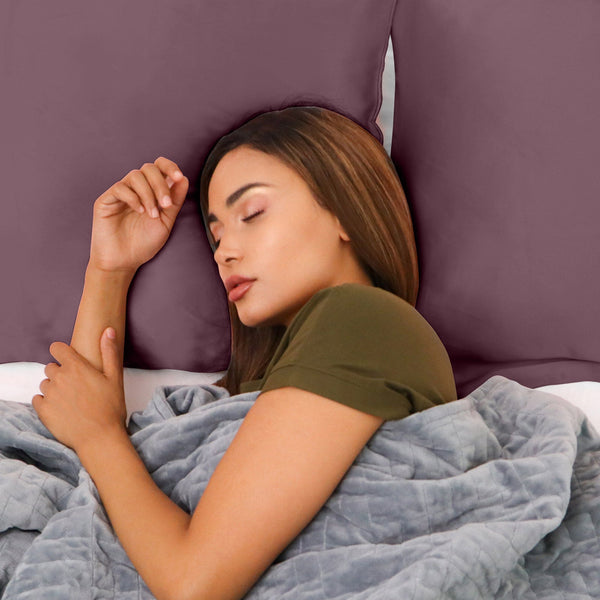 Royal Comfort Pure Silk Pillow Case 100% Mulberry Hypoallergenic Pillowcase Malaga Wine Pillow Cases