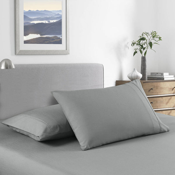 Royal Comfort 2000 Tc Bamboo Cooling Sheet Set Queen Mid Grey Sheets