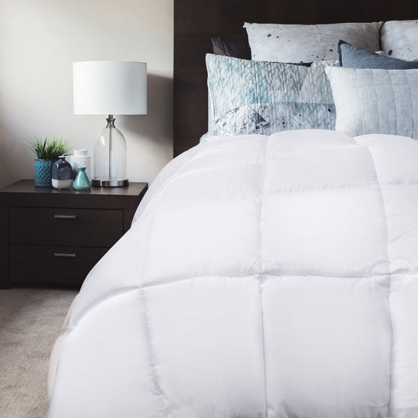 Royal Comfort 800Gsm Silk Blend Quilt Duvet Double White Quilt Covers