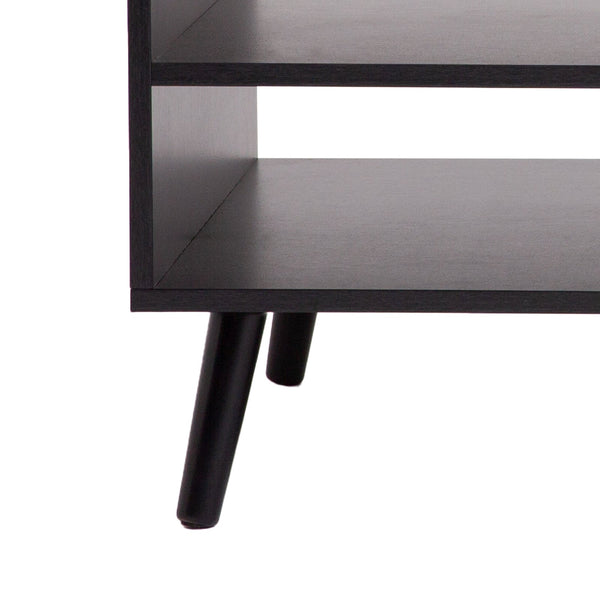 Casa Decor Tulum Rattan Coffee Table Storage Drawer Furniture Wooden Black Coffee Tables