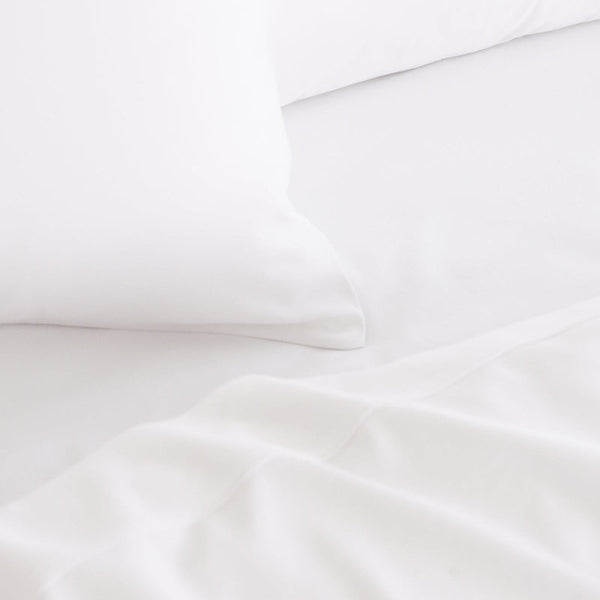 Royal Comfort 3000 Thread Count Bamboo Cooling Sheet Set King White Sheets