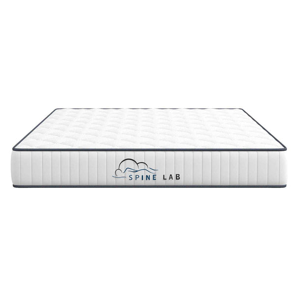 Spine Lab Mattress 5 Zone 21Cm Medium Firm Foam Bonnell Spring King Single White Mattresses