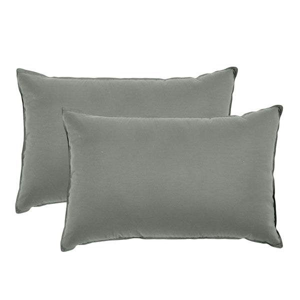 Royal Comfort Charcoal Bamboo Pillow Hotel Quality Luxury Twin Pack Pillows