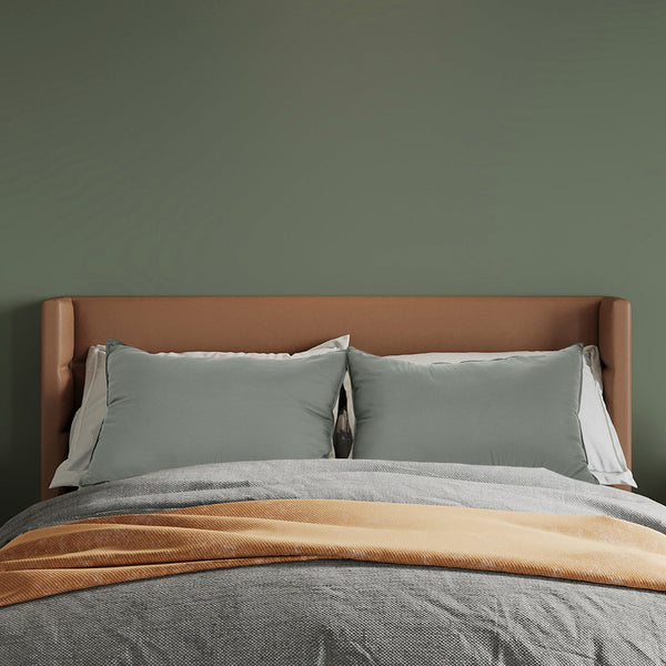 Royal Comfort Charcoal Bamboo Pillow Hotel Quality Luxury Twin Pack Pillows