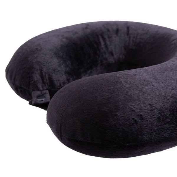 Pillows Milano Decor Memory Foam Travel Neck Pillow With Clip Cushion Support Soft Black