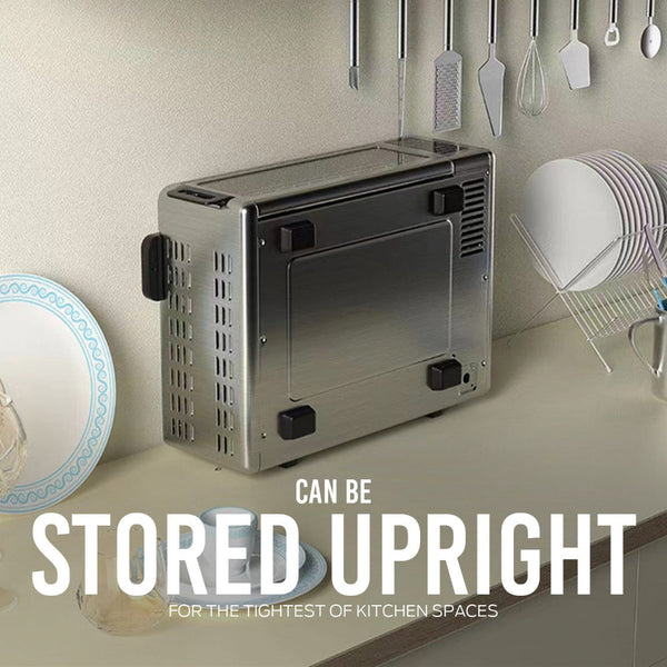 Kitchen Couture 9 In 1 Sensei Xl Flip Air Fryer Oven Grill Stainless Steel Air Fryers