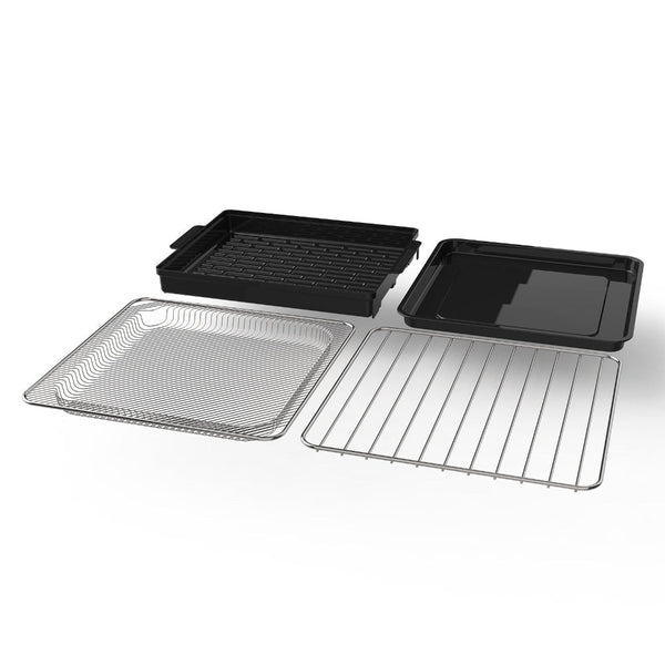 Kitchen Couture 9 In 1 Sensei Xl Flip Air Fryer Oven Grill Stainless Steel Air Fryers