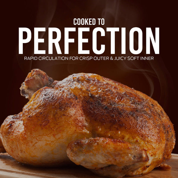 Kitchen Couture 10 Litre Compact Air Fryer Oven Oil Free Cooking Silver Air Fryer Accessories