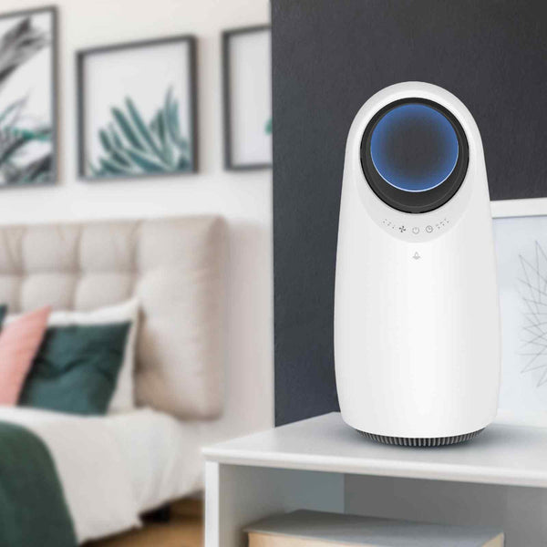 Mygenie Ultra Quiet Eco Flow Air Purifier Wi Fi Control Hepa Filter White Air Purifiers
