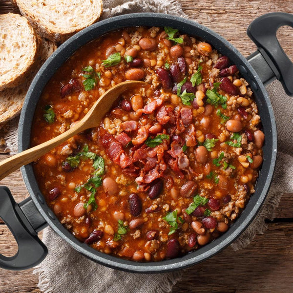 Stone Chef Forged Casserole With Lid Cookware Kitchen Black 24Cm Other Cookware