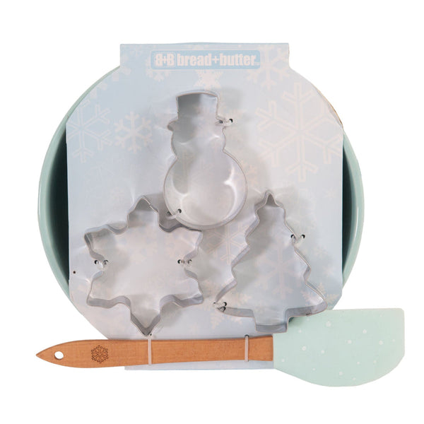 Bread And Butter Electroplate Icy Snowflake Mini Mix Bowl Set Bowls