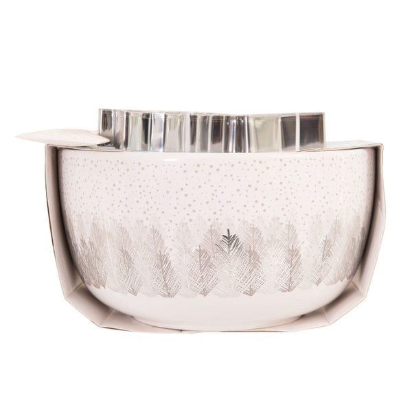 Bread And Butter Electroplate Tree Mini Mix Bowl Set Silver Bowls