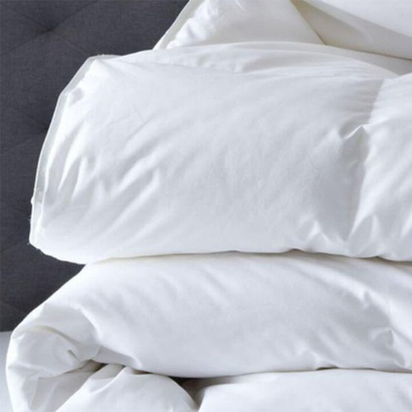 Royal Comfort 500Gsm Duck Feather Down Quilt Ultra Warm Soft Single White Quilt Covers