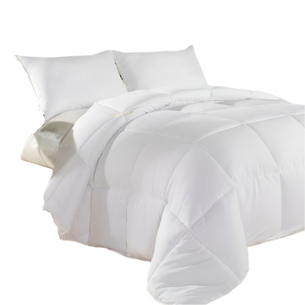 Royal Comfort 500Gsm Plush Duck Feather Down Quilt Ultra Warm Soft All Seasons Double White Dehumidifiers