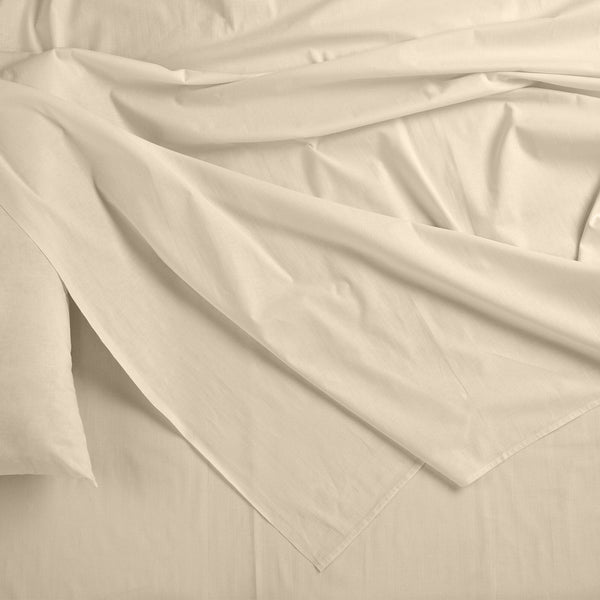 Royal Comfort Bamboo Blended Sheet & Pillowcases Set 1000Tc Ultra Soft Bedding Queen Ivory Sheets