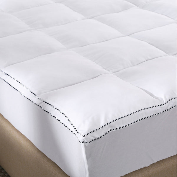 Royal Comfort 1000Gsm Luxury Bamboo Fabric Gusset Mattress Pad Topper Cover Queen White Mattress Toppers & Protectors