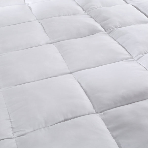 Royal Comfort 1000Gsm Luxury Bamboo Fabric Gusset Mattress Pad Topper Cover Queen White Mattress Toppers & Protectors