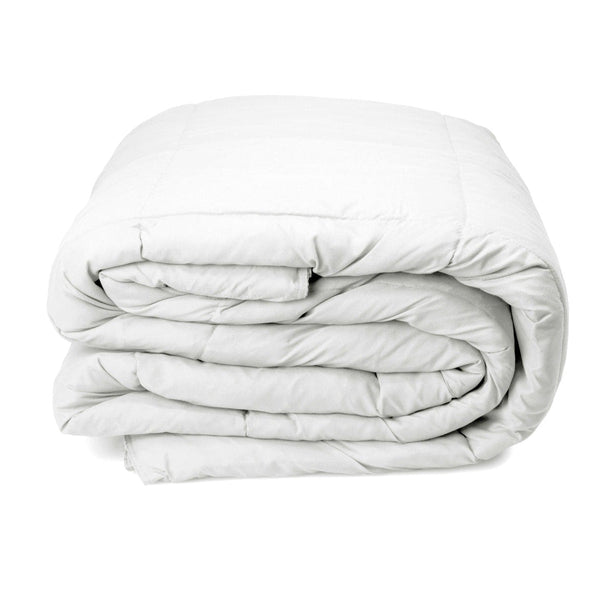 Royal Comfort 350Gsm Luxury Soft Bamboo All Seasons Quilt Duvet Double White Double Bed Comforters