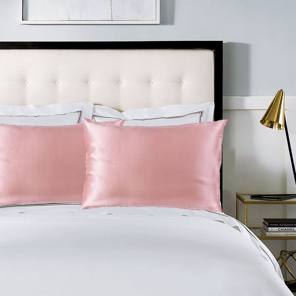 Royal Comfort Pure Silk Pillow Case 100% Mulberry Hypoallergenic Pillowcase Blush Quilt Covers