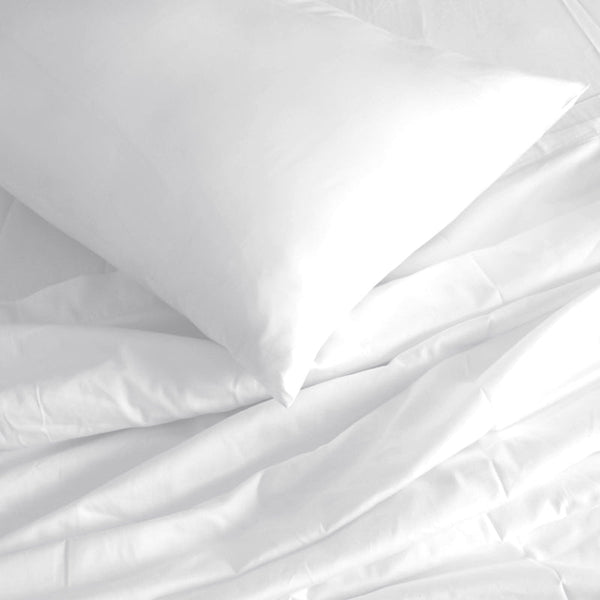 Royal Comfort 1000Tc Hotel Grade Bamboo Cotton Pillowcases Set Ultrasoft King White Sheets