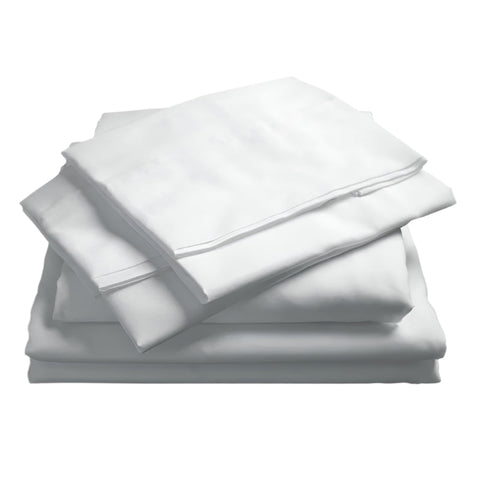 Royal Comfort 1000Tc Hotel Grade Bamboo Cotton Pillowcases Set Ultrasoft King White Sheets