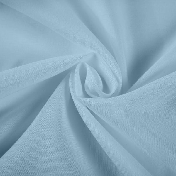 Royal Comfort 1200 Thread Count Sheet Set 4 Piece Ultra Soft Satin Weave Finish Queen Sky Blue Sheets