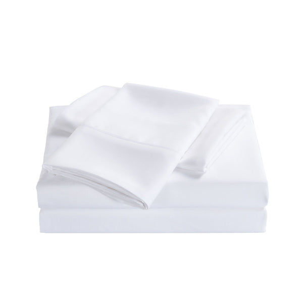 Royal Comfort 2000 Thread Count Bamboo Cooling Sheet Set Ultra Soft Bedding King White Sheets