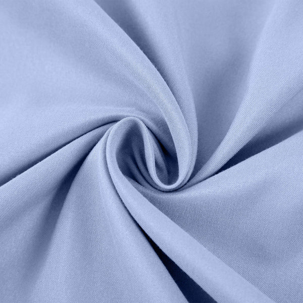 Royal Comfort 2000 Thread Count Bamboo Cooling Sheet Set Ultra Soft Single Light Blue Sheets