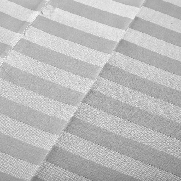 Royal Comfort 1200Tc Sheet Set Damask Cotton Blend Ultra Soft Sateen Queen Silver Sheets