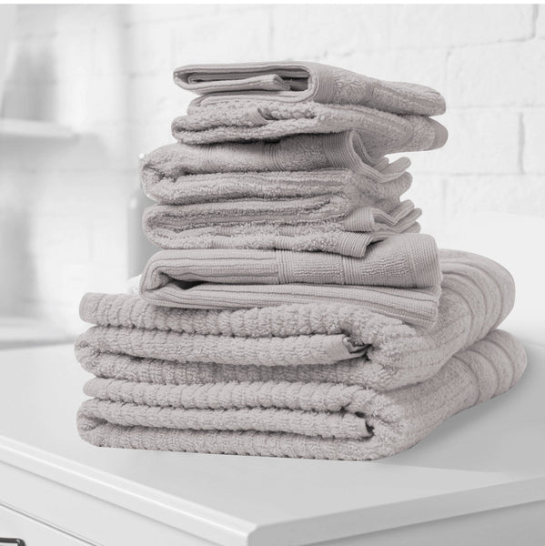 Royal Comfort Eden Egyptian Cotton 600Gsm 8 Piece Luxury Bath Towels Set Holly Towels & Washcloths