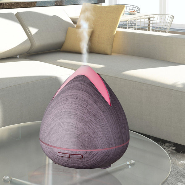 Essential Oils Ultrasonic Aromatherapy Diffuser Air Humidifier Purify 400Ml Violet Diffusers
