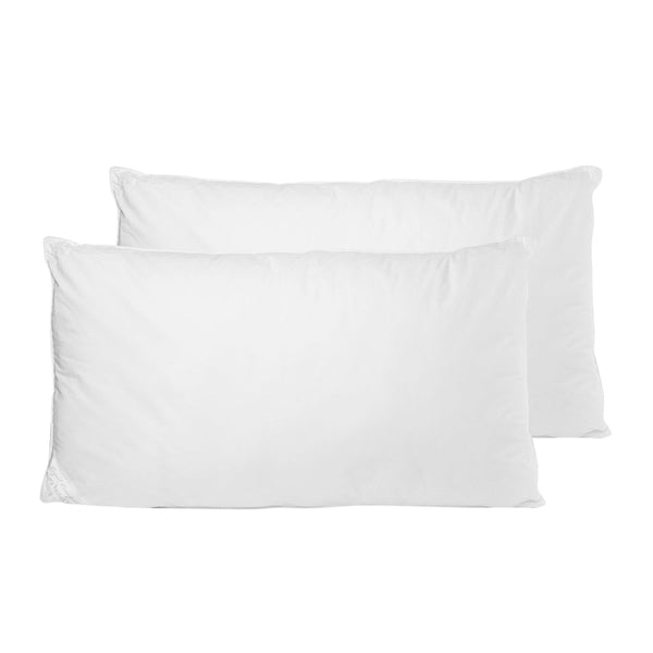 Royal Comfort 2 Pack Cotton Cover 233Tc Microfibre Luxury Signature Hotel Pillow Pillows