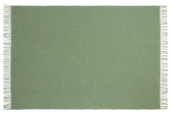 Brighton Throw 100% Nz Wool Sage Throws & Afghans