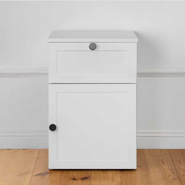 Porto Bedside Table White Hamptons Round Black Bedside Tables