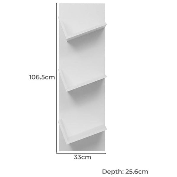 Cabinetry Display Shelf White Bookshelves