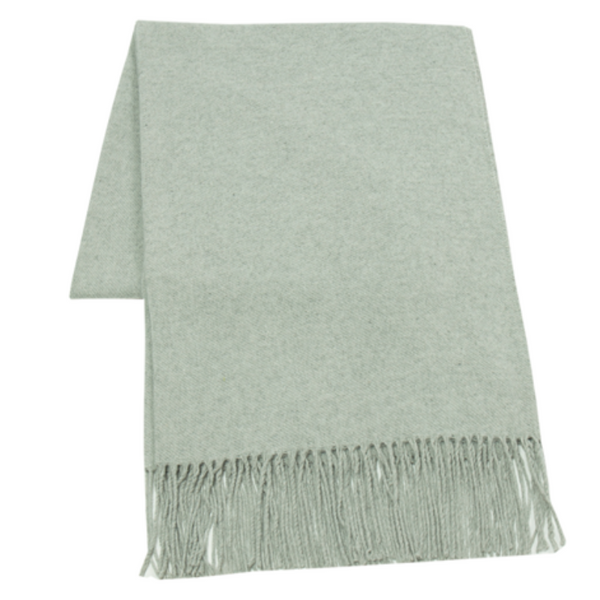 Paddington Scarf Fine Merino Wool Blend Grey Scarves & Wraps
