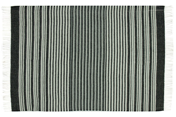 Richmond Throw Reclaimed Wool Blend Monochrome Throws & Afghans