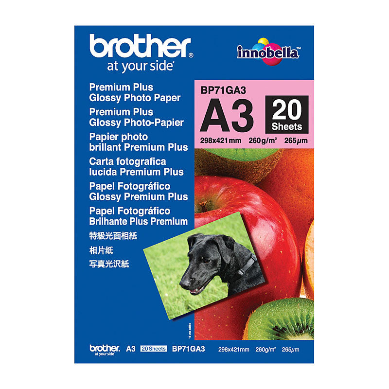 Printer Paper Brother Bp71ga3 Glossy Paper