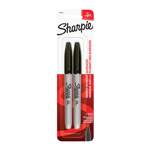 Sharpie Permanent Marker Fine Point Black Pack 2 Box Of 6 Art Pens & Markers