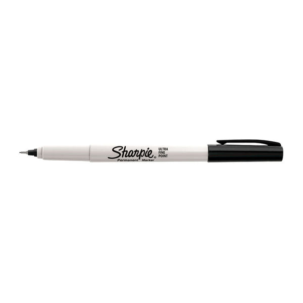 Sharpie Ultra Fine Point Permanent Marker Black Box Of 12 Art Pens & Markers