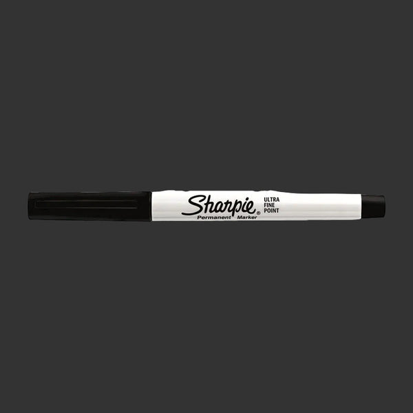 Sharpie Ultra Fine Point Permanent Marker Black Box Of 12 Art Pens & Markers